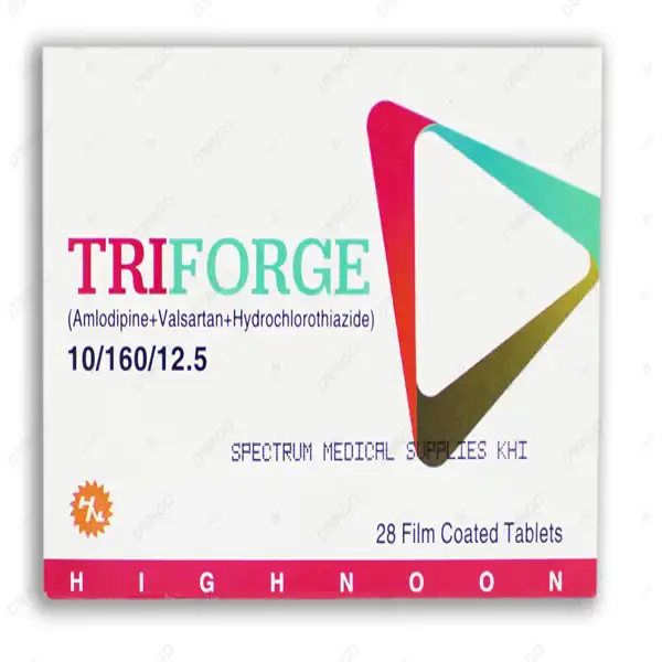 Triforge Tablets 10-160-12.5 Mg